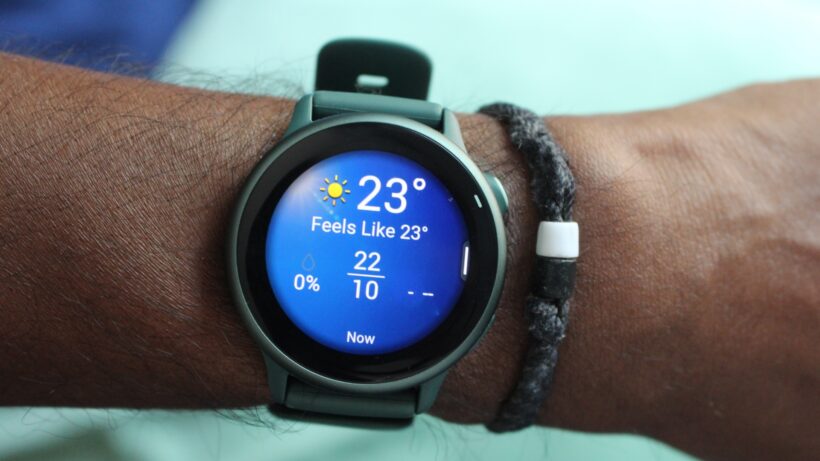 Vivoactive 6 weather widget