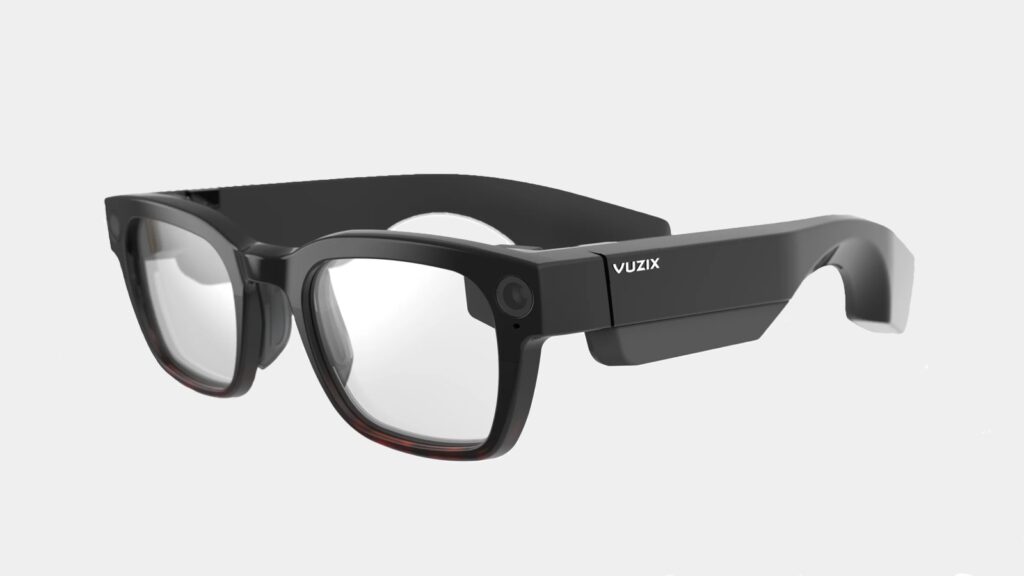 smart glasses with microled