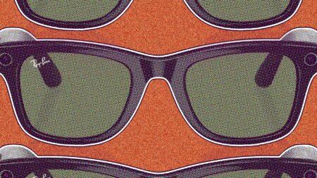 composite image showing meta ray ban smart glasses